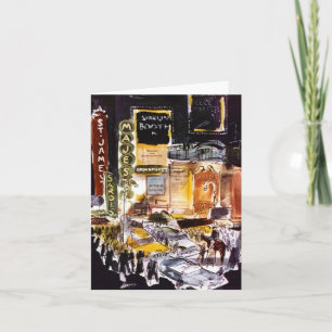 De Stad NYC Broadway van New York van het District Kaart