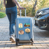 De stad Parijs Frankrijk is mijn trotse thuisstad  Sticker (Koffer Insitu)