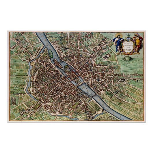 De stad Parijs is oud Perfect Poster (Voorkant)