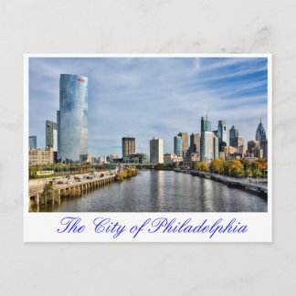 De stad Philadelphia Briefkaart