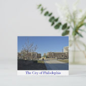 De stad Philadelphia Briefkaart (Staand voorkant)