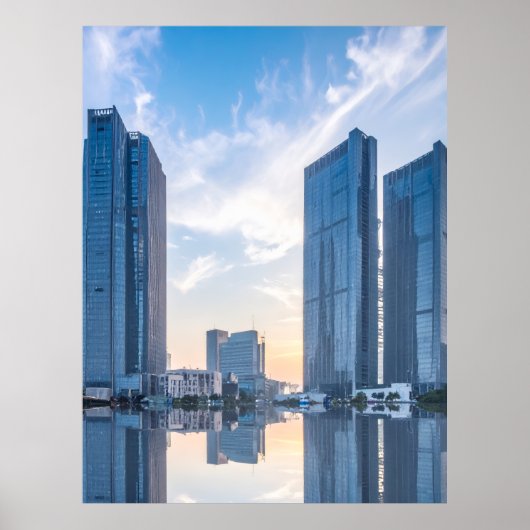 de stad poster (Voorkant)