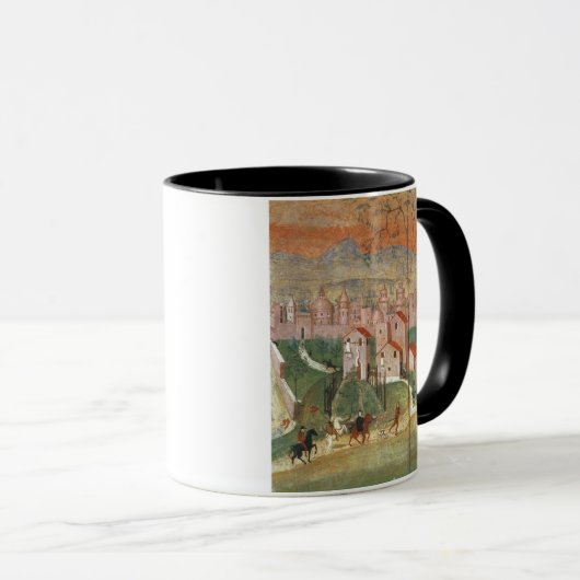 De stad Prato (fresco) Mok (Voorkant rechts)