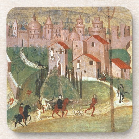De stad Prato (fresco) Onderzetter (Voorkant)