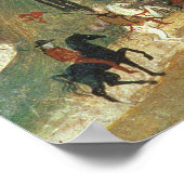 De stad Prato (fresco) Poster (Hoek)