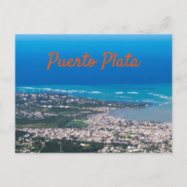 De stad Puerto Plata Briefkaart