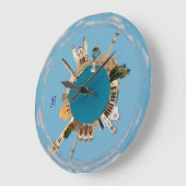 De stad Rethymno Griekenland, kleine planetenmijt Grote Klok (Hoek)