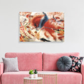 De stad Rises (door Umberto Boccioni) Canvas Afdruk (Insitu (Woonkamer))