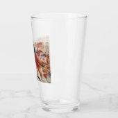 De stad Rises (door Umberto Boccioni) Glas (Links)