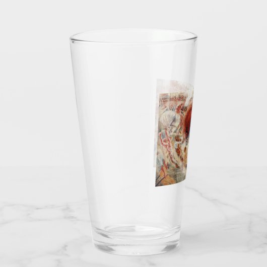 De stad Rises (door Umberto Boccioni) Glas (Rechts)