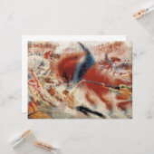 De stad Rises (door Umberto Boccioni) Kaart (Voorkant / Achterkant in situ)