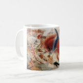 De stad Rises (door Umberto Boccioni) Koffiemok (Voorkant links)