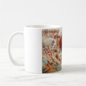 De stad Rises (door Umberto Boccioni) Koffiemok (Links)