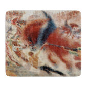 De stad Rises (door Umberto Boccioni) Snijplank (Voorkant)