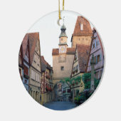 De stad Rothenburg, Duitsland Keramisch Ornament (Links)
