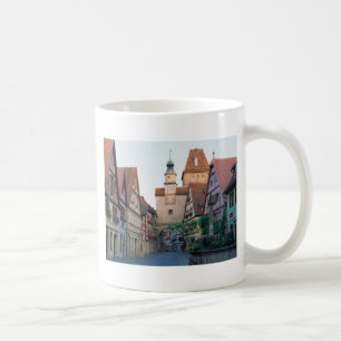 De stad Rothenburg, Duitsland Koffiemok