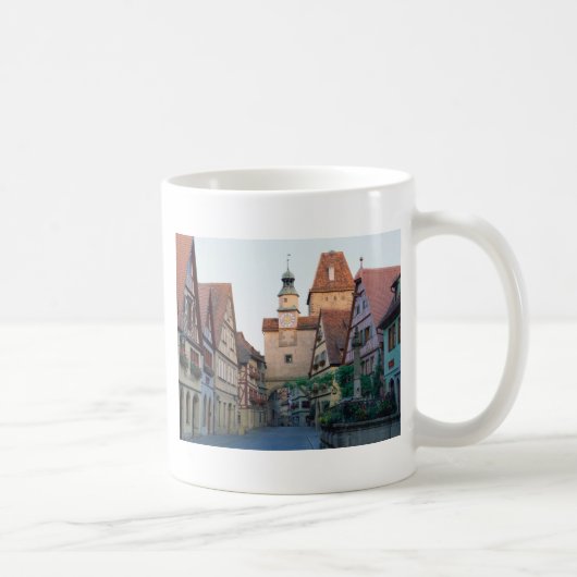 De stad Rothenburg, Duitsland Koffiemok (Rechts)