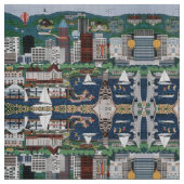 De stad Rozen ~ Portland Stof (Close Up)