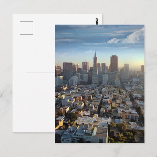 De stad | San Francisco California Briefkaart (Voorkant / Achterkant)