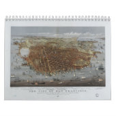 De stad San Francisco Californië uit 1878 Kalender (Hoes)