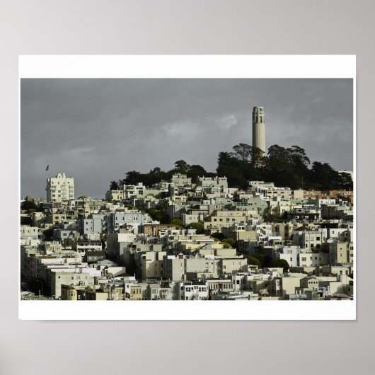 DE STAD SAN FRANCISCO NA DE REGEN POSTER (Voorkant)