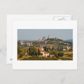 De stad San Gimignano, Toscane, Italië Briefkaart (Voorkant / Achterkant)