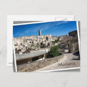 De stad Sassi di Matera Briefkaart (Voorkant / Achterkant)