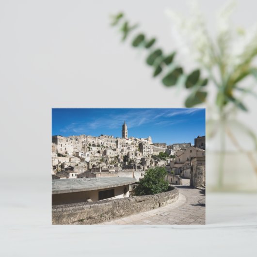 De stad Sassi di Matera Briefkaart (Staand voorkant)
