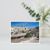 De stad Sassi di Matera Briefkaart (Staand voorkant)