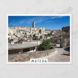De stad Sassi di Matera Briefkaart