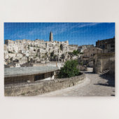 De stad Sassi di Matera Legpuzzel (Horizontaal)