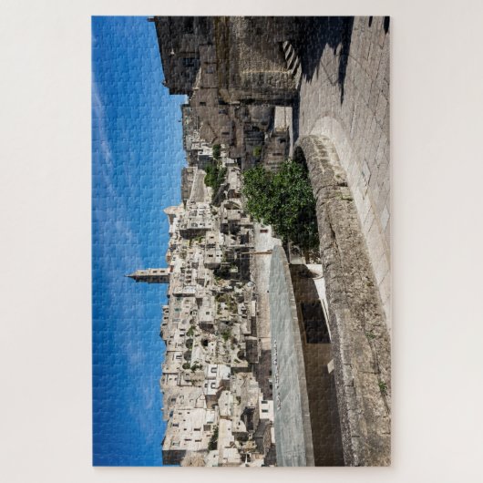 De stad Sassi di Matera Legpuzzel (Verticaal)