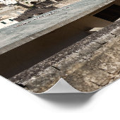 De stad Sassi di Matera Poster (Hoek)