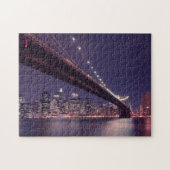 De stad skyline brooklyn bridge legpuzzel (Horizontaal)