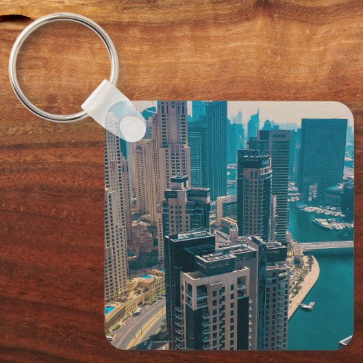 De stad sleutelhanger (Voorkant)