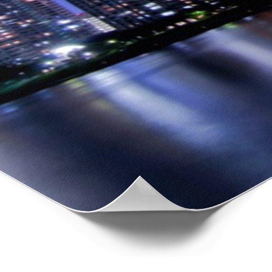 De stad Tokio Poster (Hoek)