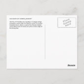 De stad Unalaska, Alaska Briefkaart (Achterkant)