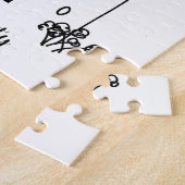 de stad utah tempel is een eenvoudig modern zoutme legpuzzel (Zijkant)