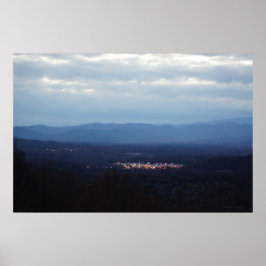 De stad Valley Poster