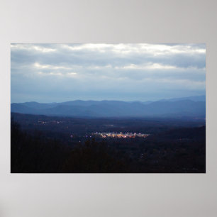De stad Valley Poster