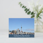 De Stad van Auckland, Nieuw Zeeland tegen Dag Briefkaart (Staand voorkant)
