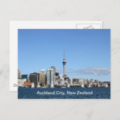 De Stad van Auckland, Nieuw Zeeland tegen Dag Briefkaart (Voorkant / Achterkant)