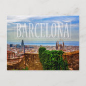 De stad van Barcelona Briefkaart (Voorkant)