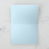 De STAD VAN de Bar mitswa van DAVID dankt u kaardt Bedankkaart (Binnen)