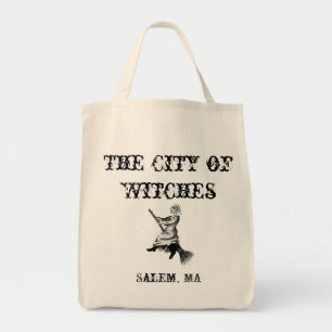 De stad van de heksen tote bag