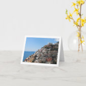 De Stad van de helling van Positano op Amalfi Kaart (Gele Bloem)