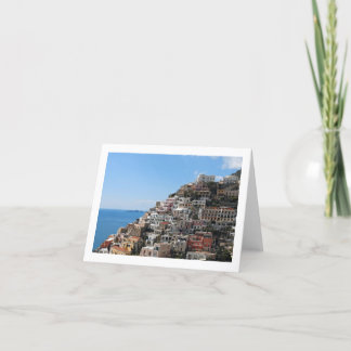 De Stad van de helling van Positano op Amalfi Kaart