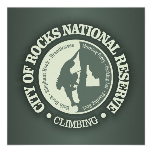 De stad van de rotsen (CLB) Perfect Poster (Voorkant)