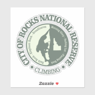 De stad van de rotsen (CLB) Sticker