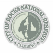 De stad van de rotsen (CLB) Sticker (Voorkant)